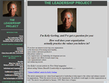 Tablet Screenshot of leadershipproject.net